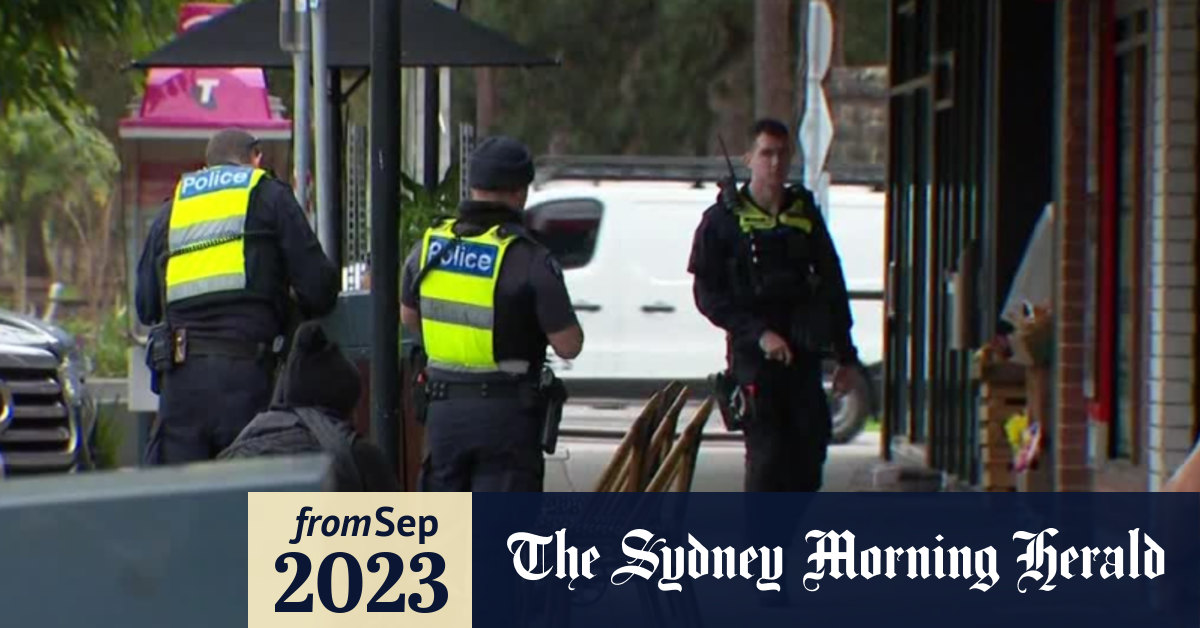 Video CCTV captures moment of gangland shooting in Melbourne